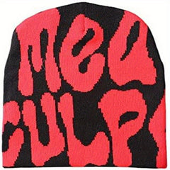 Y2K Candy Beanie Hip Hop Skull Cap Lightweight Knit Hat