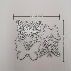 1pc Hollow Butterfly Metal Cutting Dies Stencil DIY Scrapbooking Paper Card