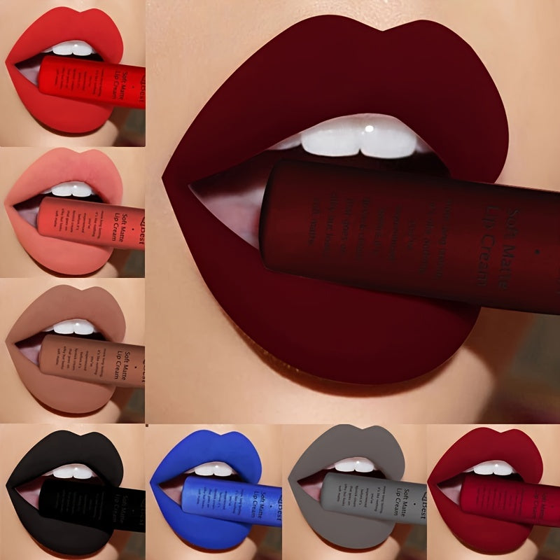 Matte Non Stick Lip Gloss High Pigmented Lipstick