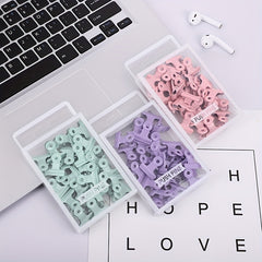 Macaron Paper Clip Boxed Office Stationery Paper Clip