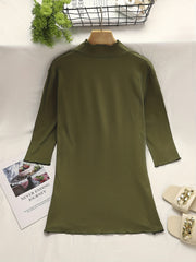 Solid Long Sleeve Open Front Drawstring Cardigan