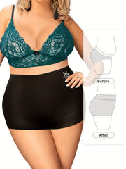 4 Pack Plus Size Panties Set Women's Plus Wide Waistband