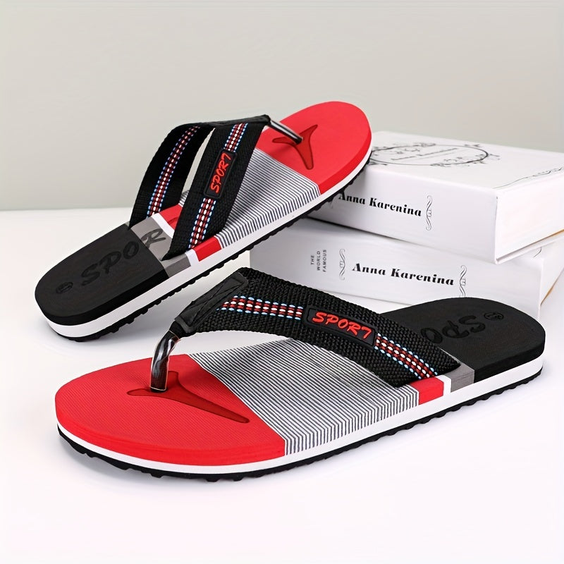 Men's Lightweight Non Slip Flip Flops Quick Drying Comfy Thong Sandals