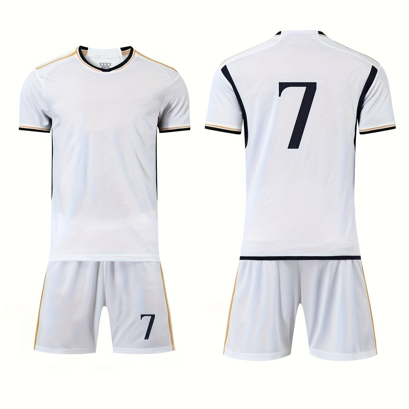 Kids 2pcs Comfortable Soccer Jersey Sets for Sports Training