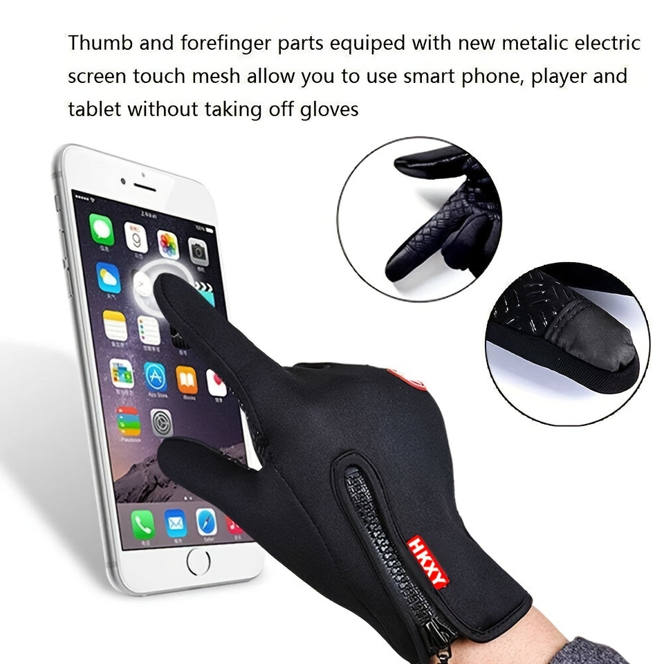 Winter Warm Gloves Touch Screen Waterproof Thermal Gloves