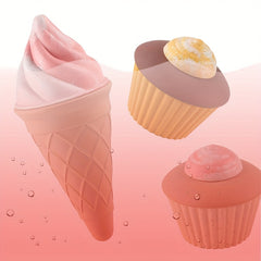 Kids Play Kitchen Pretend Play Food Ice Cream Cake Mold Toy Sand Digging Tool