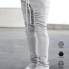 Men's Comfy Breathable Pants Drawstring Hip Hop Clothing
