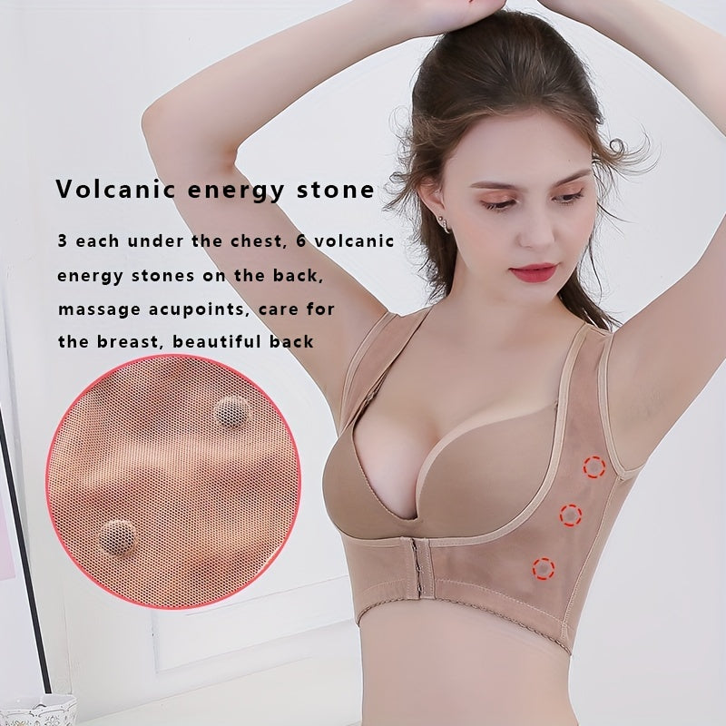 Women Body Shaping Bra for 40-80kg - Volcanic Stone Style Underwear