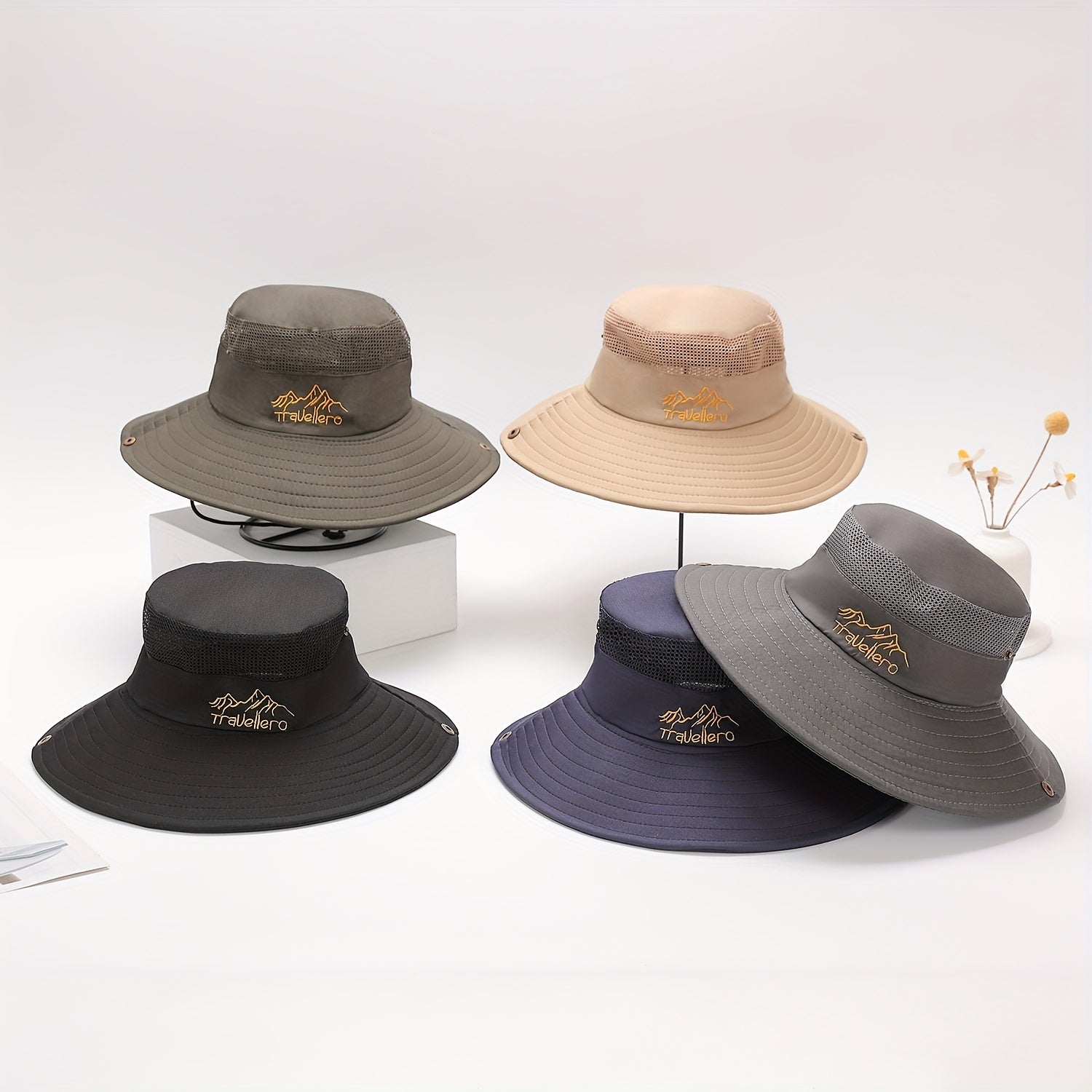 Mesh Breathable Sun Hat Outdoor Mountaineering Fisherman Hat