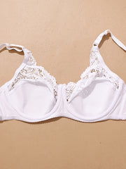 Bra Women's Plus Lace Underwire Lightly Lined Bra