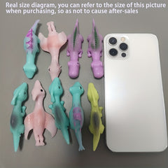 Slingshot Dinosaur Finger Toys Mini Rubber Dinosaur Finger Slingshot Toys