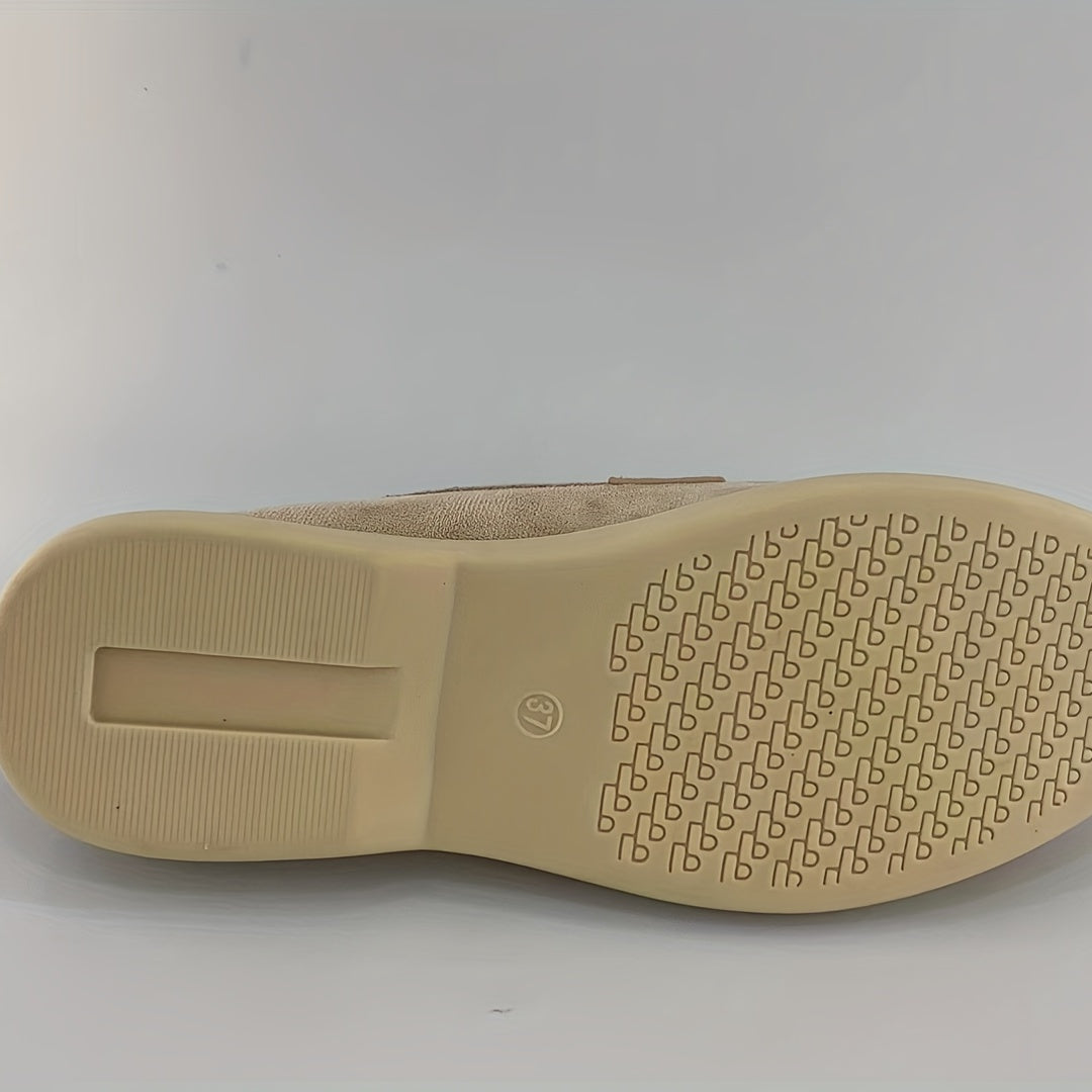 Women's Comfy Flat Loafers Slip On Casual Walking Shoes