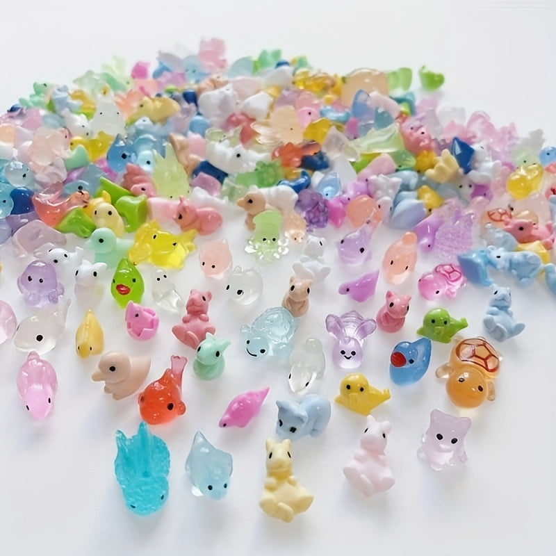 29pcs Resin Dolls Game Animal Figures Duck and Rabbit for Garden Landscaping