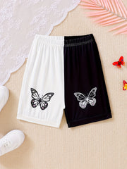 Soft Girls Butterfly Print Lounge Shorts
