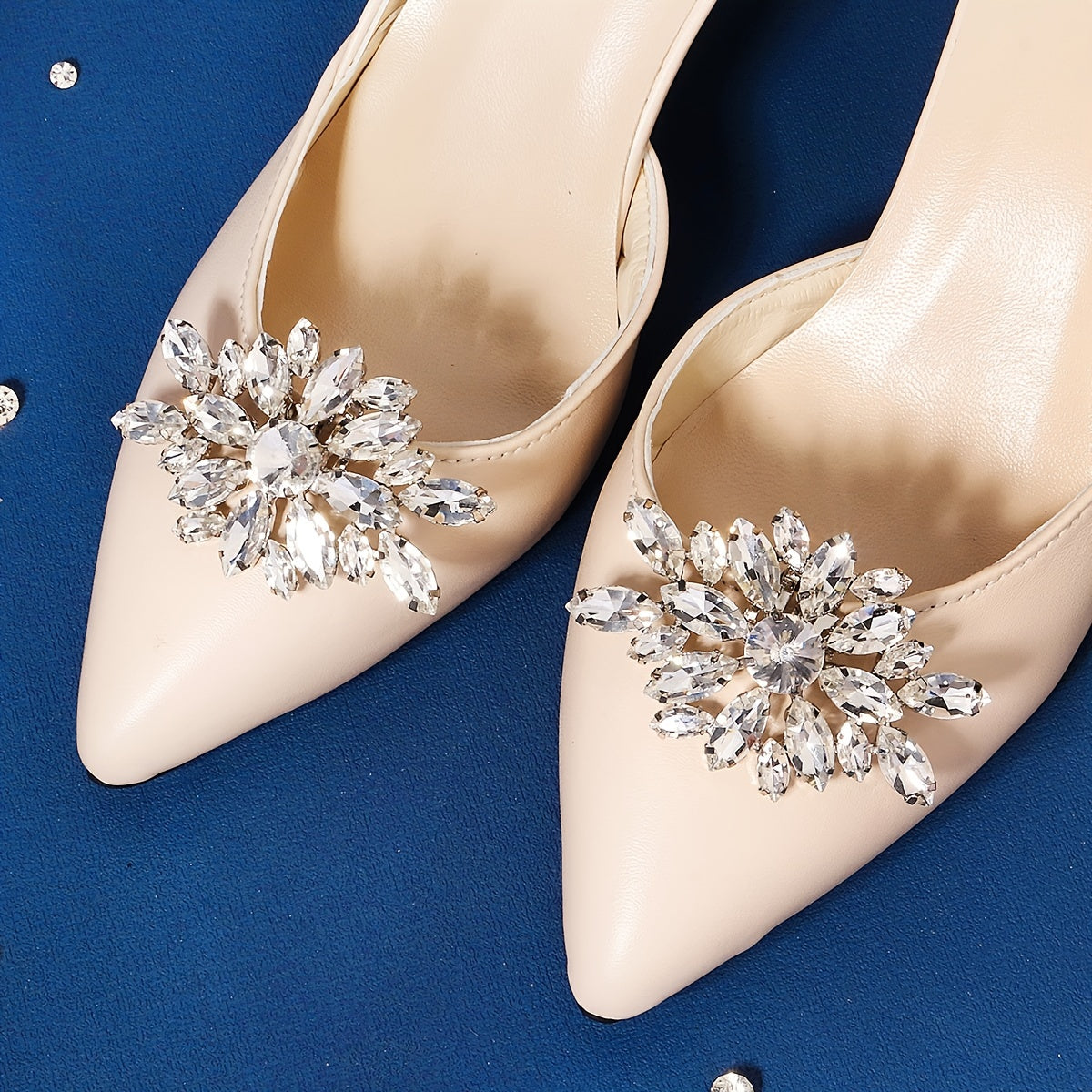 Crystal Shoe Buckles DIY Removable Decoration
