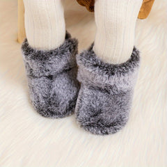 Warm Furry Anti-Slip Boots for Baby Girls