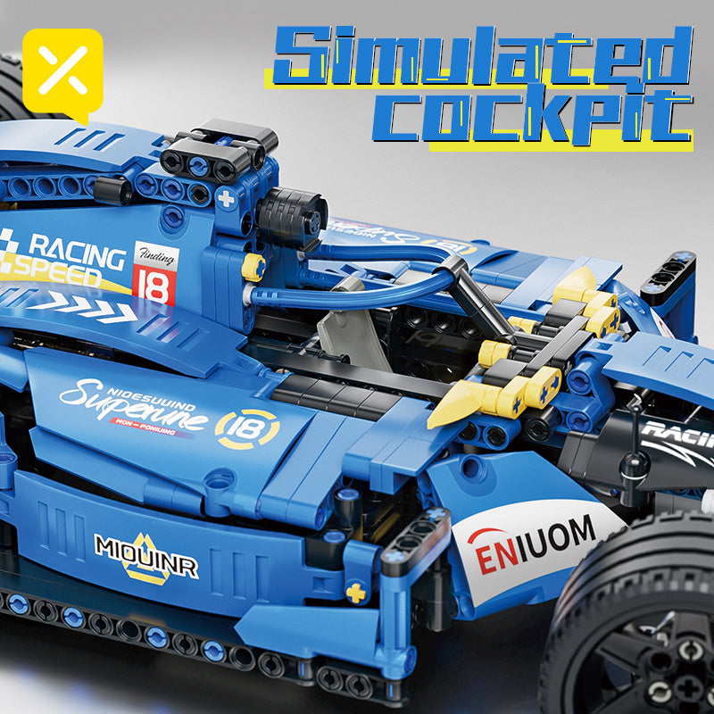 Briczplay1 F1 Building Block Car - Fun for Enthusiasts