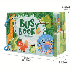 Quiet Book Paper Preschool Book Sticker Toy Theme Educational Toy