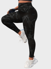Tie Dye High Rise Yoga Leggings