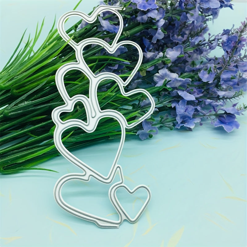 Heart Border Metal Die Cuts For Scrapbooking Hollow Hearts Frame