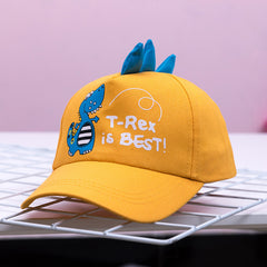 Kids Dinosaur Baseball Cap Embroidered Sun Hat