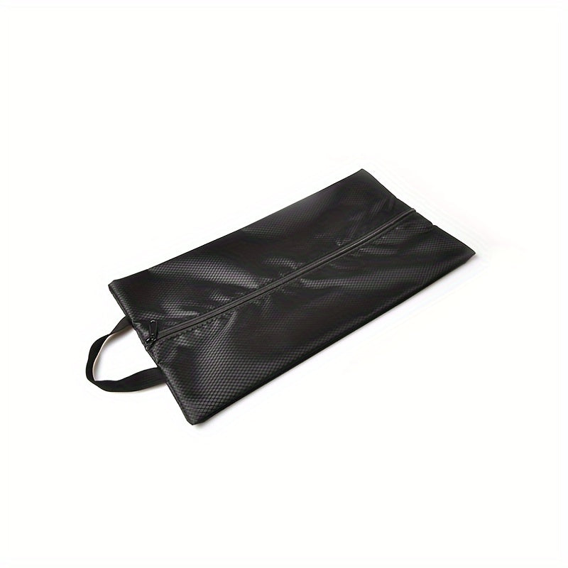 Portable Shoe Storage Bag With Handle, Dust Proof, Zipper Closure
