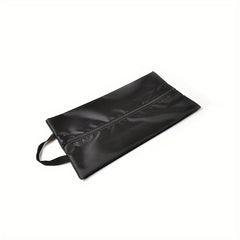 Portable Shoe Storage Bag With Handle, Dust Proof, Zipper Closure