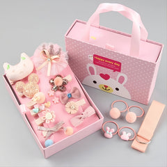 18pcs Girls Bow Hair Card Hair Clip Set Christmas Birthday Gift