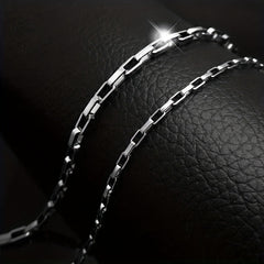 Titanium Steel Necklace Long Box Chain Men's Women's Jewelry