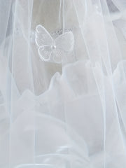 Girls Fancy Gauze Layered Puffy Dress