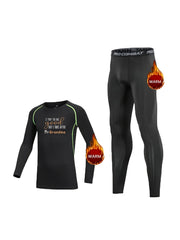 2pcs Toddler Fleece Compression Sets GOOD GRANDMA Print