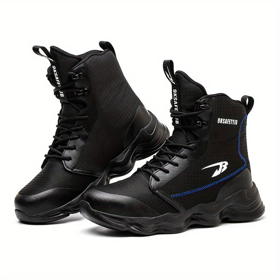 Unisex Work Safety Shoes Steel Toe High Top Sneakers