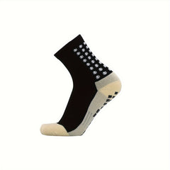 2 Pairs Men's Sports Socks Breathable Non-Slip Thickened