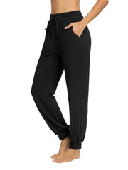 Casual Drawstring Long Sweatpants Comfortable Pocket Joggers