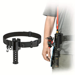Adjustable Fishing Waist Belt with Rod Holder for Spinning and Casting Rods