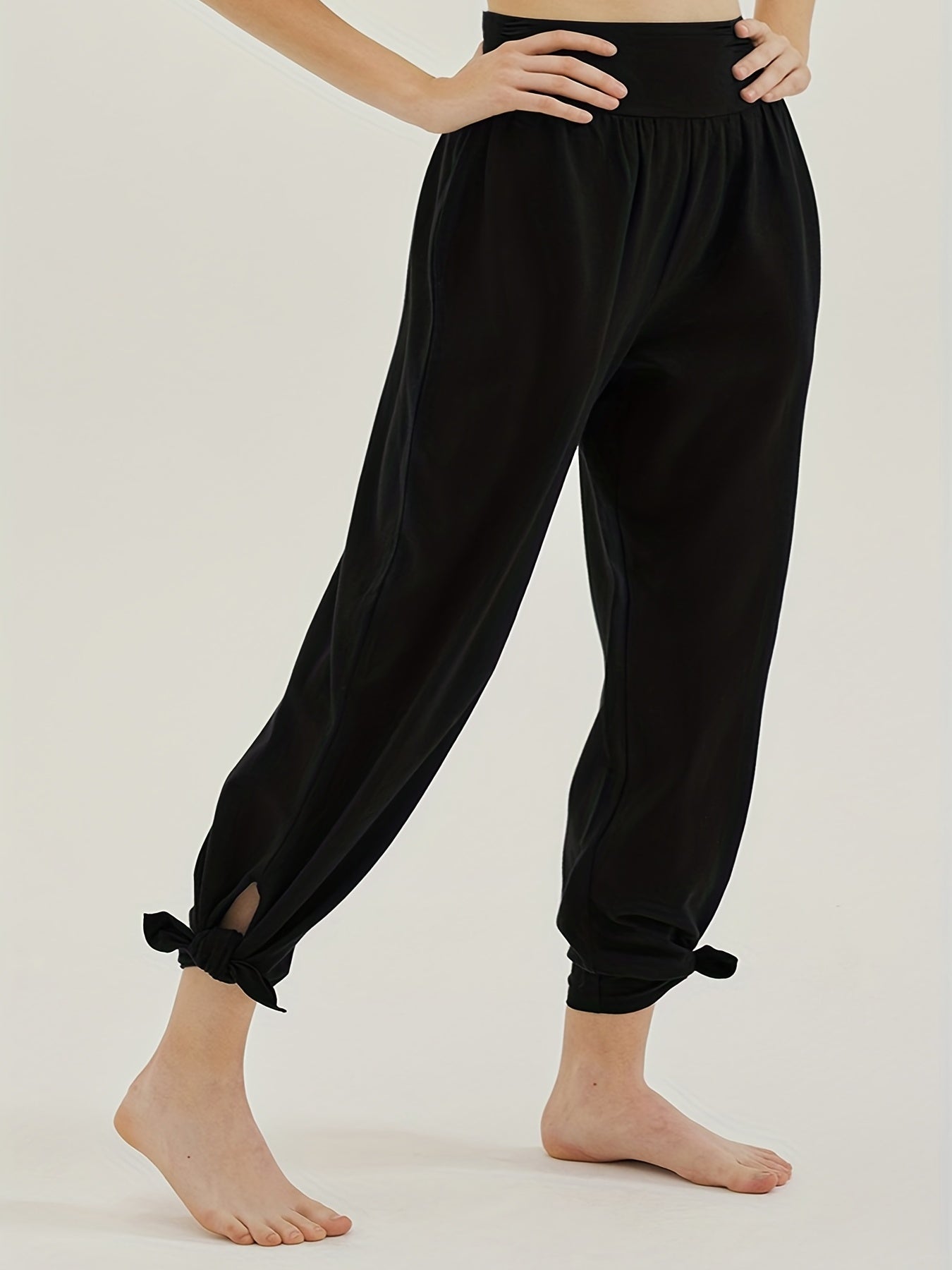 Women's Loose Wide Leg Sports Pants with Pockets