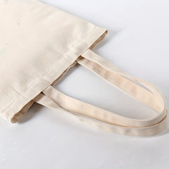 Thickened Canvas Portable Shopping Bag Blank DIY