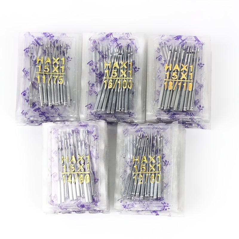 50pcs Universal Sewing Machine Needles 5 Sizes For Singer Brother Home