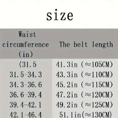 Men's Leather Belt Waist Stap Without Buckle Durable Business Belt