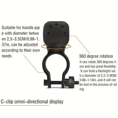 360 Rotatable Bike Lamp Clip for Biking