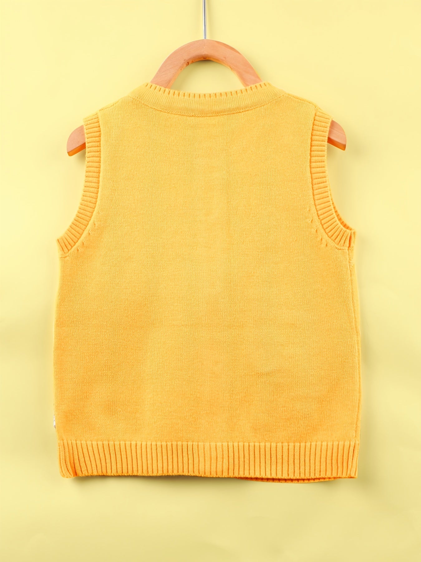 Baby Boys Bear Embroidery Knit Vest Clothes