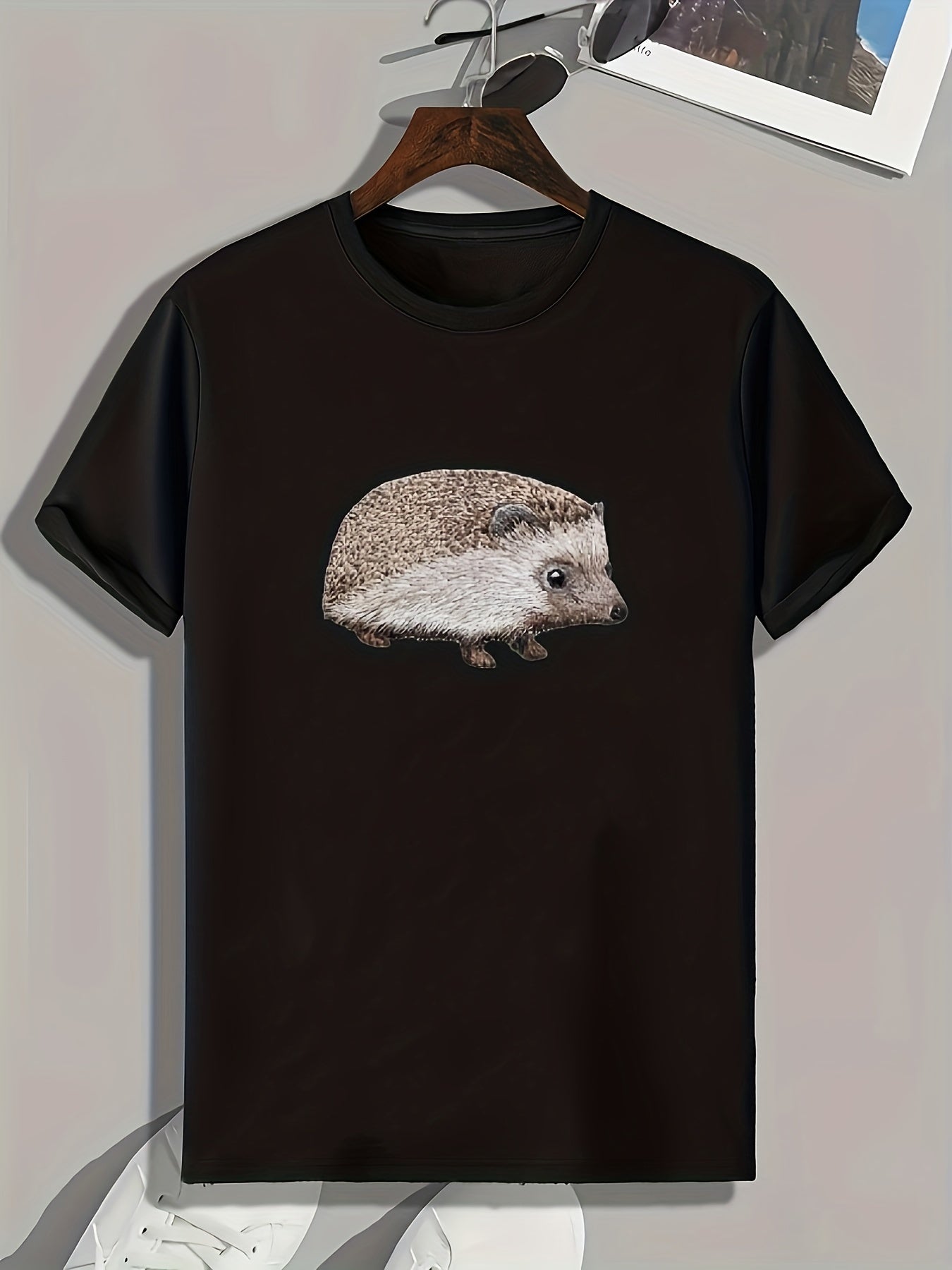 Animal Print Men's Graphic T-shirt for Summer