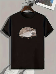 Animal Print Men's Graphic T-shirt for Summer