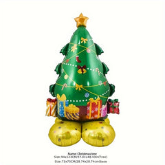 Large 3D Christmas Tree Decoration Balloon Gift