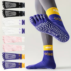 Women's Non-slip Split Toe Socks for Yoga Pilates Fitness