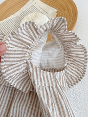 Baby Girls Cotton Princess Dress Ruffle Summer Dress