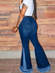 High Rise Flared Leg Jeans