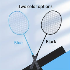 2pcs Carbon Badminton Racket Set Lightweight & Sturdy