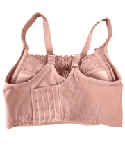 Lace Wireless Nursing Bra Push Up Comfortable Breathable Lingerie