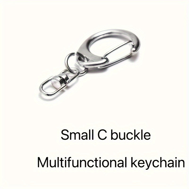 20pcs D-Shaped Keychain Buckle for Outdoor Camping Hiking